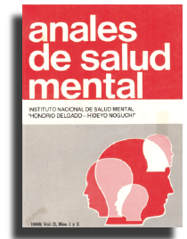 Anales de Salud Mental Artículos: 1986 (Enero - Diciembre)